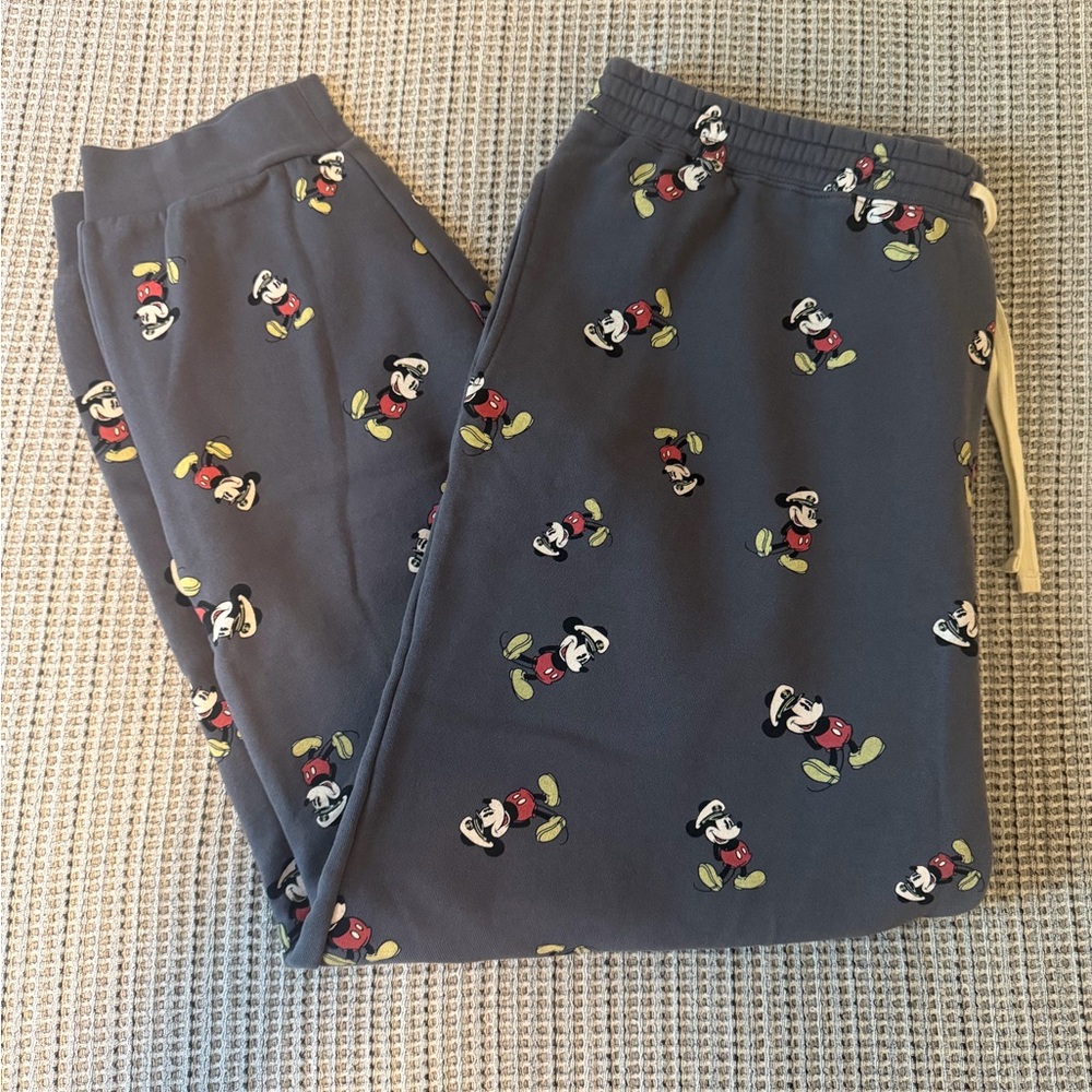 Disney Mickey Mouse Charcoal Joggers